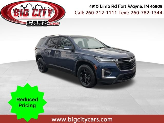 Northsky Blue Metallic 2022 Chevrolet Traverse LT Cloth AWD SUV / Crossover Four-Wheel Drive 9-Speed Automatic