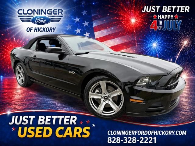 Black 2013 Ford Mustang Convertible Rear-Wheel Drive 6-Speed Automatic