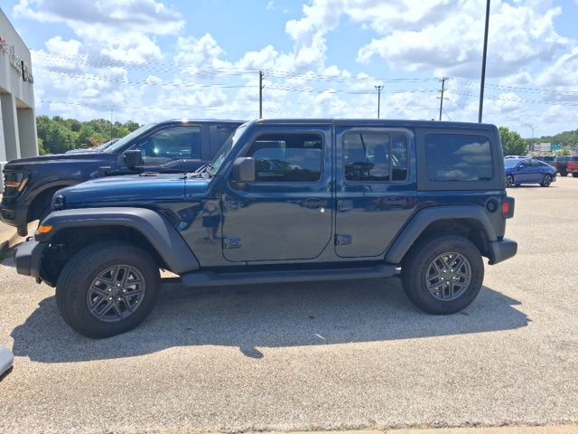 Fathom Blue Pearlcoat 2025 Jeep Wrangler SUV / Crossover Four-Wheel Drive 8-Speed Automatic
