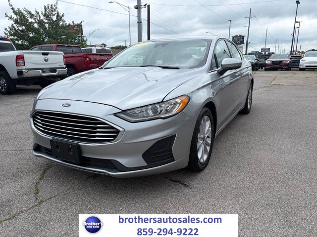 Iconic Silver Metallic 2020 Ford Fusion Sedan Front-Wheel Drive 6-Speed Automatic