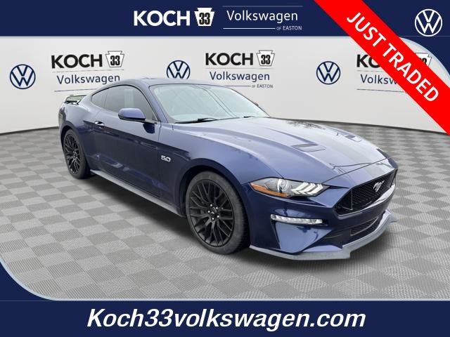Kona Blue Metallic 2019 Ford Mustang GT Premium Coupe RWD Coupe Rear-Wheel Drive Automatic