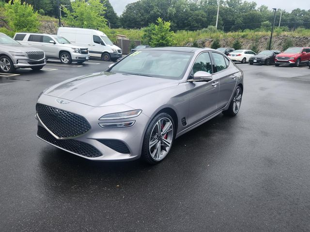Savile Silver 2025 Genesis G70 Sedan Rear-Wheel Drive 8-Speed Automatic