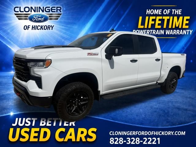 Summit White 2023 Chevrolet Silverado 1500 Pickup Truck Four-Wheel Drive Automatic