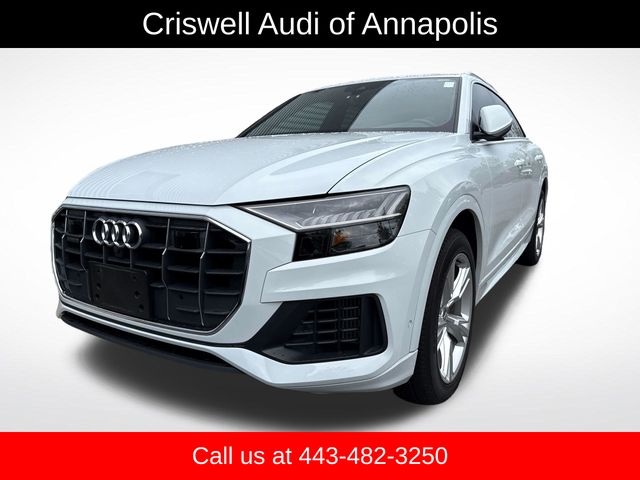 Glacier White Metallic 2021 Audi Q8 quattro Premium Plus 55 TFSI SUV / Crossover All-Wheel Drive 8-Speed Automatic