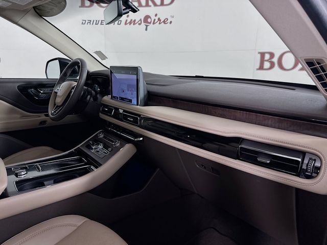2022 Pristine White Metallic Tri-Coat Lincoln Aviator Reserve RWD SUV