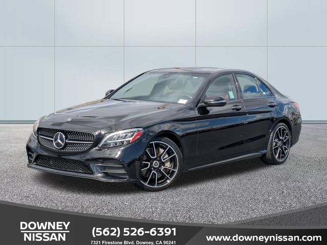 Black 2019 Mercedes-Benz C-Class C 300 RWD Sedan Rear-Wheel Drive 9-Speed Automatic
