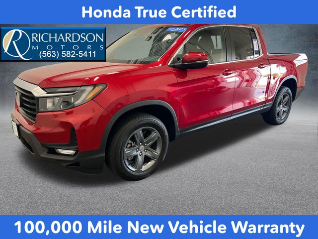 Radiant Red Metallic II 2023 Honda Ridgeline Pickup Truck All-Wheel Drive 9-Speed Automatic