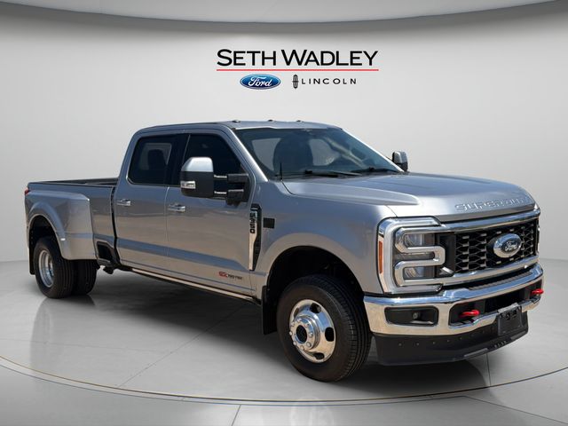 Silver Metallic 2023 Ford F-350 Super Duty Pickup Truck Four-Wheel Drive Automatic