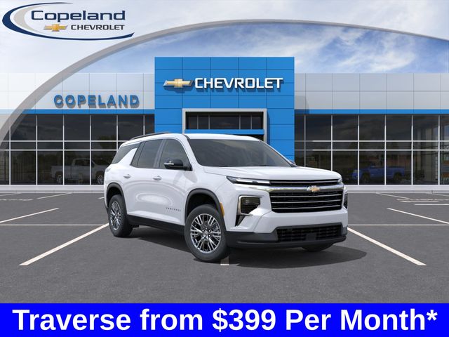 Summit White 2026 Chevrolet Traverse SUV / Crossover Front-Wheel Drive 8-Speed Automatic
