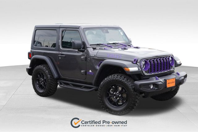 Gray (Granite Crystal Metallic Clearcoat) 2025 Jeep Wrangler SUV / Crossover Four-Wheel Drive 8-Speed Automatic