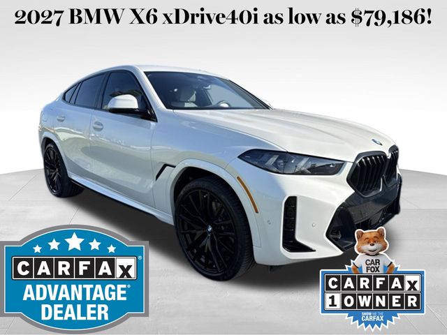 White Metallic 2027 BMW X6 SUV / Crossover All-Wheel Drive 8-Speed Automatic