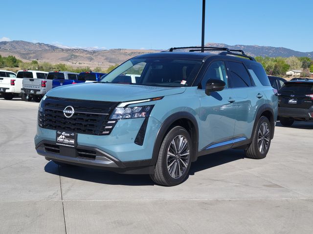 Baltic Teal/Super Black 2026 Nissan Pathfinder Platinum 4WD SUV / Crossover All-Wheel Drive 9-Speed Automatic