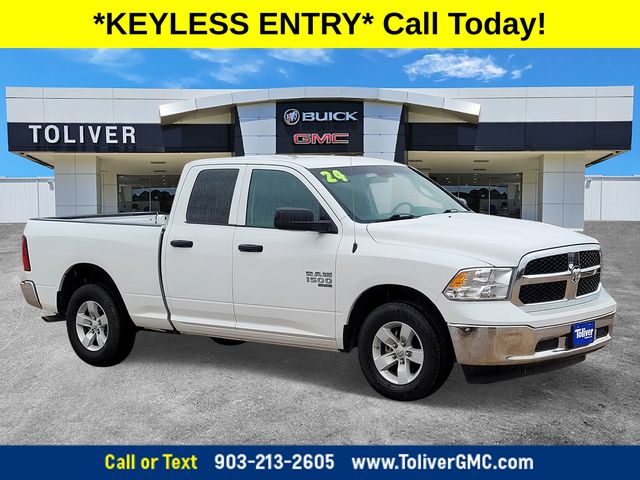 Bright White Clearcoat 2024 RAM 1500 Pickup Truck 4X2 8-Speed Automatic