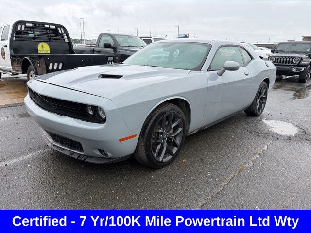 Smoke 2022 Dodge Challenger SXT RWD Coupe Rear-Wheel Drive 8-Speed Automatic