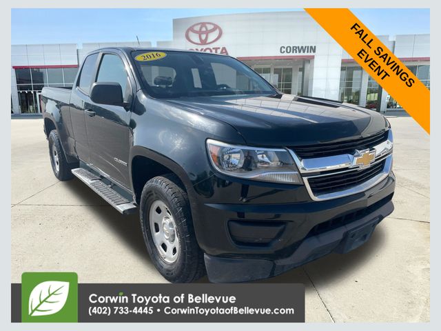Black 2016 Chevrolet Colorado Pickup Truck Four-Wheel Drive 6-Speed Automatic