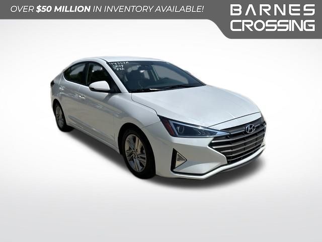 Quartz White Pearl 2019 Hyundai Elantra Sedan Front-Wheel Drive 6-Speed Automatic