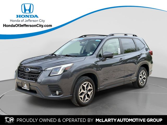 Magnetite Gray Metallic 2023 Subaru Forester Premium Crossover AWD SUV / Crossover All-Wheel Drive Continuously Variable Transmission