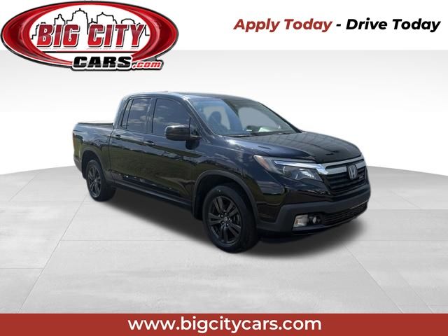 Black 2020 Honda Ridgeline Pickup Truck All-Wheel Drive 9-Speed Automatic