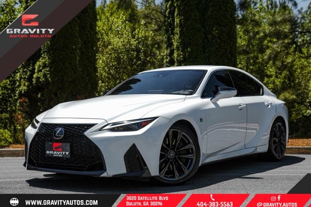 Ultra White 2021 Lexus IS 350 F Sport RWD Sedan Rear-Wheel Drive 8-Speed Automatic