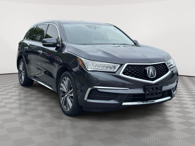 Lunar Silver Metallic 2019 Acura MDX SUV / Crossover All-Wheel Drive 9-Speed Automatic