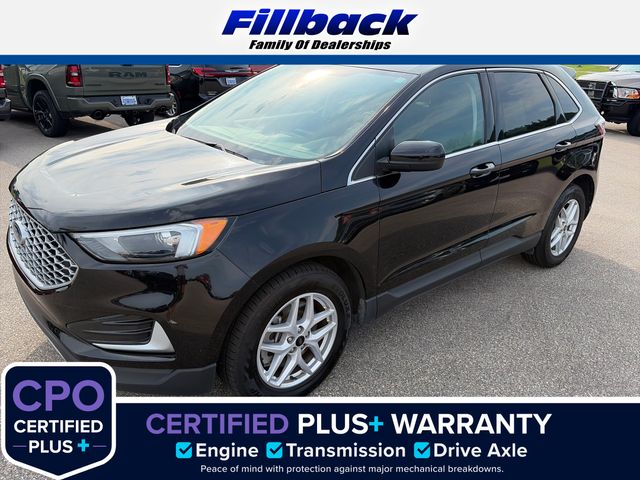 Black Metallic 2024 Ford Edge SUV / Crossover All-Wheel Drive 8-Speed Automatic