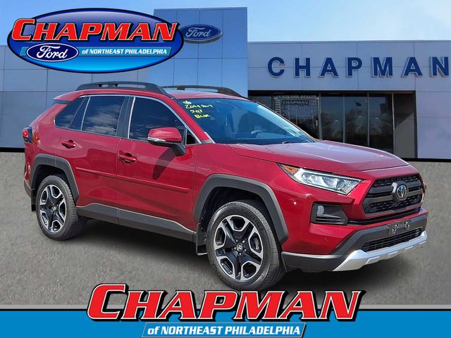 Red (Burgundy) 2019 Toyota RAV4 SUV / Crossover All-Wheel Drive 8-Speed Automatic