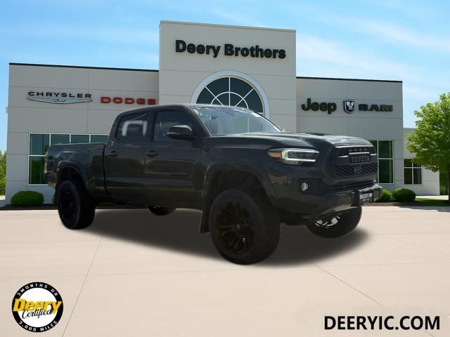 Army Green 2021 Toyota Tacoma Pickup Truck Four-Wheel Drive 6-Speed Automatic