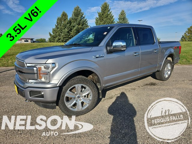 Silver Metallic 2020 Ford F-150 Pickup Truck Four-Wheel Drive Automatic