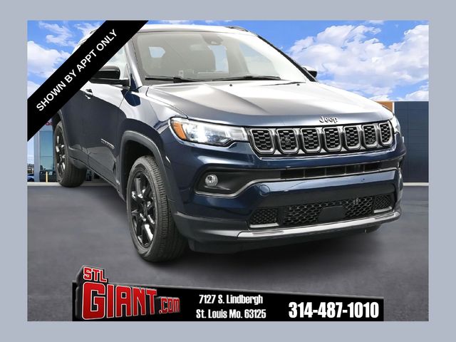Fathom Blue Pearl Coat 2026 Jeep Compass Latitude 4WD SUV / Crossover Four-Wheel Drive 8-Speed Automatic