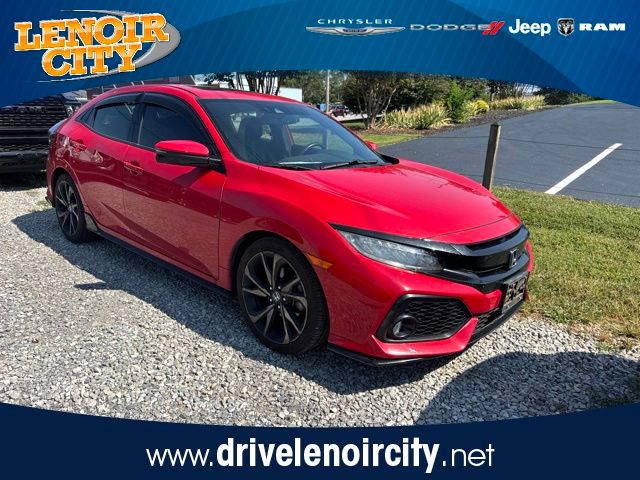 Rallye Red 2017 Honda Civic Hatchback Hatchback Front-Wheel Drive Continuously Variable Transmission