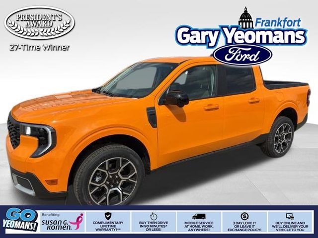Orange Fury Metallic Tri-Coat 2026 Ford Maverick Lariat SuperCrew AWD Pickup Truck All-Wheel Drive 8-Speed Automatic
