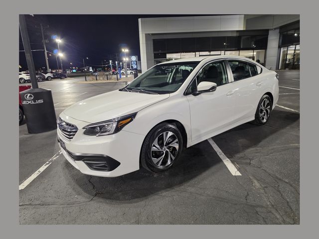 Crystal White Pearl 2022 Subaru Legacy Premium AWD Sedan All-Wheel Drive Continuously Variable Transmission