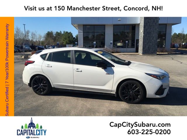 Crystal White Pearl 2024 Subaru Impreza RS AWD Wagon All-Wheel Drive Continuously Variable Transmission