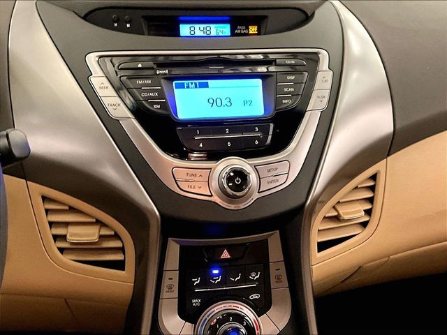 2013 Hyundai Elantra GLS Black at Klick Lewis Buick Chevrolet