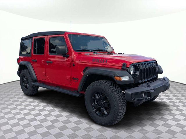Firecracker Red Clearcoat 2022 Jeep Wrangler SUV / Crossover Four-Wheel Drive 8-Speed Automatic