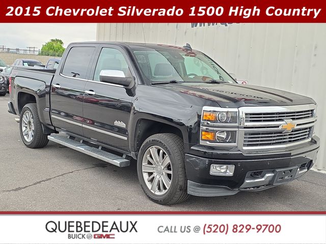 Black 2015 Chevrolet Silverado 1500 Pickup Truck Four-Wheel Drive 6-Speed Automatic Overdrive