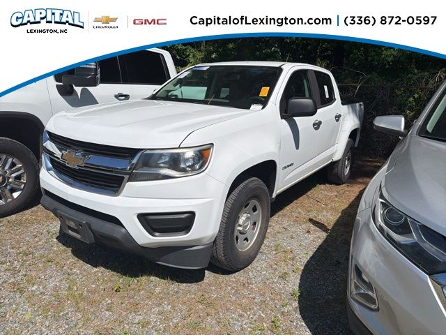 Summit White 2018 Chevrolet Colorado Work Truck Crew Cab 4WD Pickup Truck Four-Wheel Drive 8-Speed Automatic
