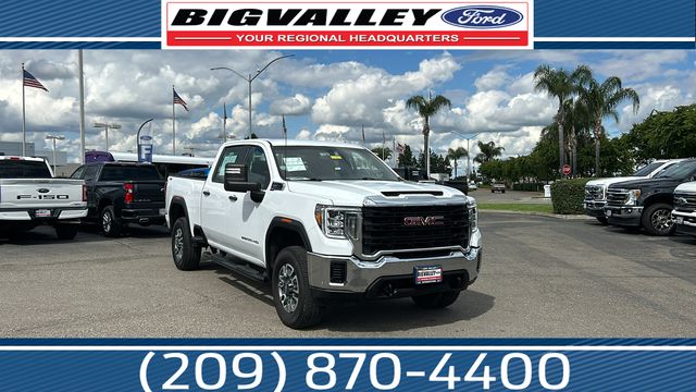 Summit White 2022 GMC Sierra 3500HD Pro Crew Cab 4WD Pickup Truck Four-Wheel Drive 6-Speed Automatic