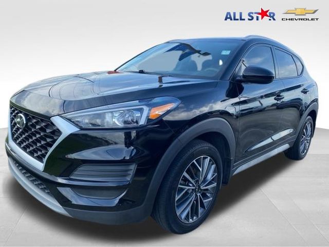 Black Noir Pearl 2021 Hyundai Tucson SEL FWD SUV / Crossover Front-Wheel Drive 6-Speed Automatic