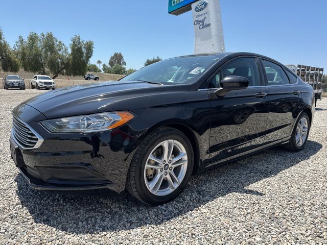 Shadow Black 2018 Ford Fusion SE Sedan Front-Wheel Drive 6-Speed Automatic
