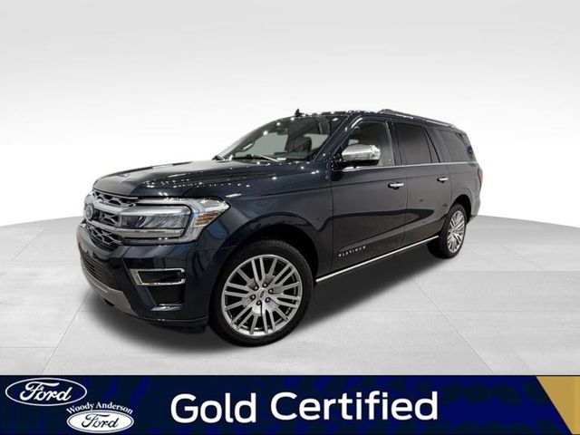 Blue Metallic 2023 Ford Expedition SUV / Crossover Four-Wheel Drive Automatic