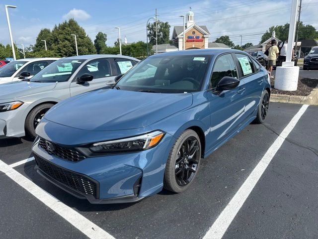Blue Lagoon Pearl 2026 Honda Civic Sedan Front-Wheel Drive Continuously Variable Transmission