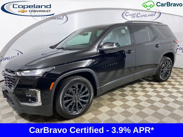Black Metallic 2023 Chevrolet Traverse SUV / Crossover Four-Wheel Drive 9-Speed Automatic