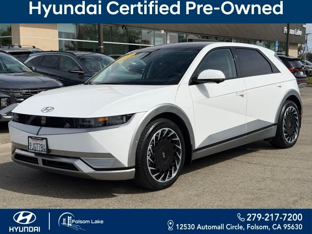 Atlas White 2023 Hyundai Ioniq 5 SUV / Crossover All-Wheel Drive 1-Speed Automatic