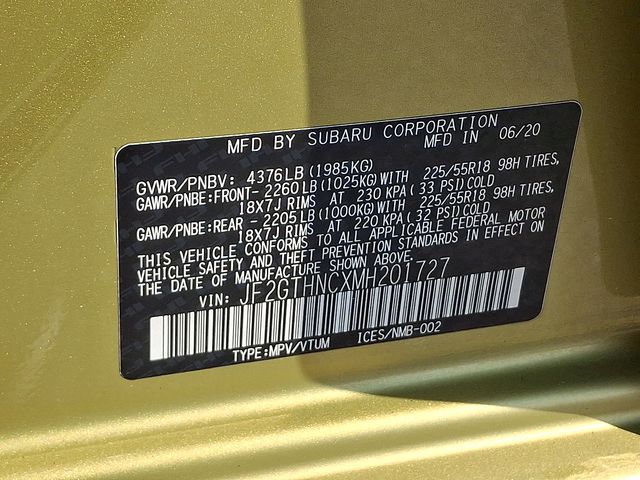 2021 Subaru Crosstrek Limited Yellow at Subaru and VW of Moon Township
