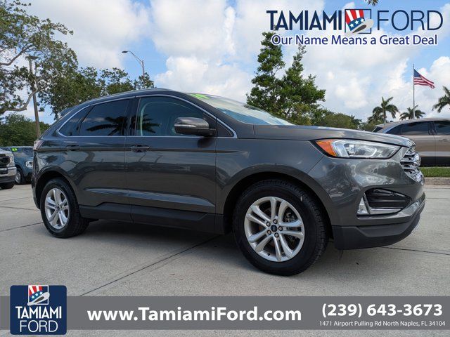 Gray (Magnetic Metallic) 2019 Ford Edge SEL FWD SUV / Crossover Front-Wheel Drive 8-Speed Automatic