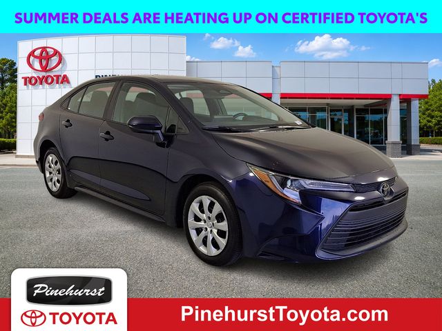 Blue 2025 Toyota Corolla Sedan Front-Wheel Drive Continuously Variable Transmission