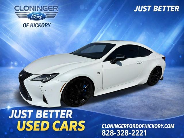 Ultra White 2021 Lexus RC 350 F Sport RWD Coupe Rear-Wheel Drive 8-Speed Automatic