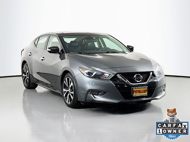 Gray (Gun Metallic) 2018 Nissan Maxima Platinum FWD Sedan Front-Wheel Drive Continuously Variable Transmission
