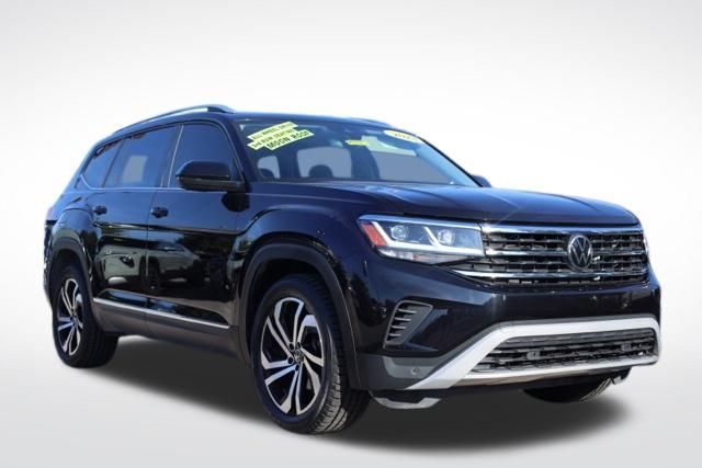 Deep Black 2023 Volkswagen Atlas 8-Speed Automatic